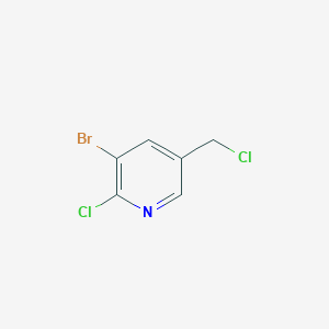 3-bromo-2-chloro-5-(chloromethyl)-Pyridine 