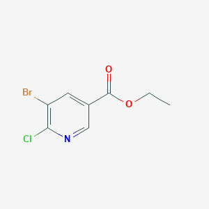 3-PYRIDINECARBONYL CHLORIDE, 5-BROMO-6-CHLORO-, ETYHL ESTER 3-PYRIDINECARBONYL CHLORIDE, 5-BROMO-6-CHLORO-, ETYHL ESTER
