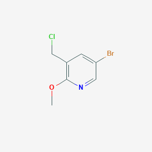 5-Bromo-3-chloromethyl-2-methoxypyridine 5-Bromo-3-chloromethyl-2-methoxypyridine