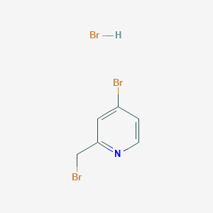 Pyridine, 4-bromo-2-(bromomethyl)-, hydrobromide (1:1) Pyridine, 4-bromo-2-(bromomethyl)-, hydrobromide (1:1)