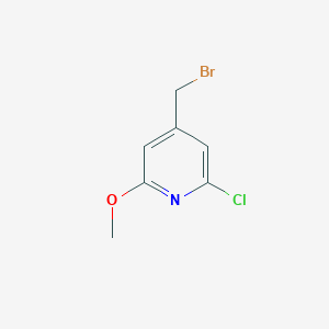 4-Bromomethyl-2-chloro-6-methoxypyridine 4-Bromomethyl-2-chloro-6-methoxypyridine