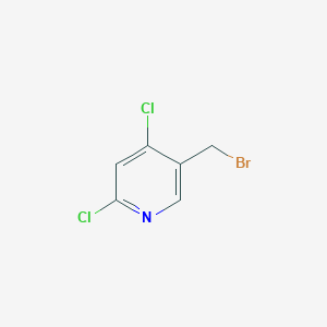 3-Bromomethyl-4,6-dichloropyridine 