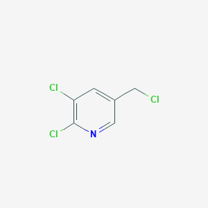 Pyridine, 2,3-dichloro-5-(chloromethyl)- Pyridine, 2,3-dichloro-5-(chloromethyl)-