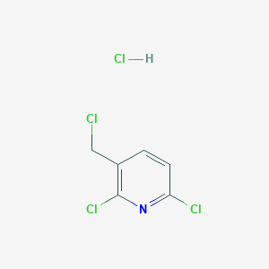 Pyridine, 2,6-dichloro-3-(chloromethyl)-, hydrochloride (1:1) Pyridine, 2,6-dichloro-3-(chloromethyl)-, hydrochloride (1:1)