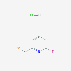 Pyridine, 2-(bromomethyl)-6-fluoro-, hydrochloride (1:1) 