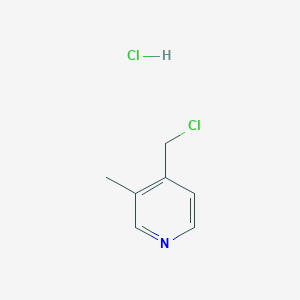 Pyridine, 4-(chloromethyl)-3-methyl-, hydrochloride (1:1) 