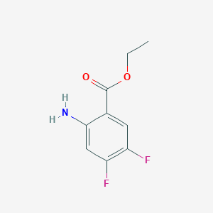燘ENZOIC ACID, 2-AMINO-4,5-DIFLUORO-, ETHYL ESTER 
