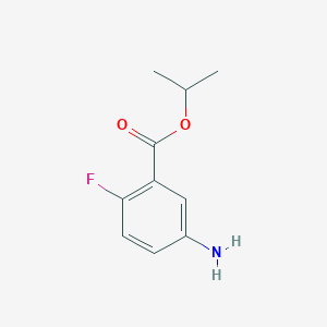 Benzoic acid, 5-amino-2-fluoro-, 1-methylethyl ester 