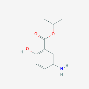Benzoic acid, 5-amino-2-hydroxy-, 1-methylethyl ester 