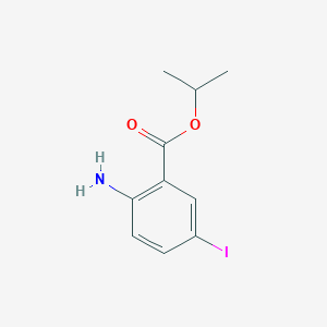 Benzoic acid, 2-amino-5-iodo-, 1-methylethyl ester 