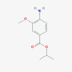 Benzoic acid, 4-amino-3-methoxy-, 1-methylethyl ester 