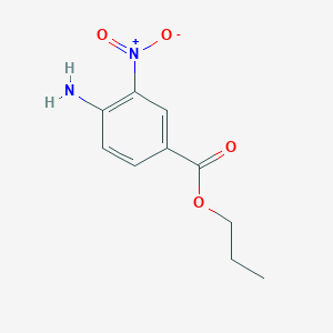 Benzoic acid, 4-amino-3-nitro-, propyl ester 