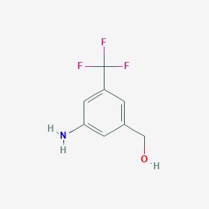 [3-amino-5-(trifluoromethyl)phenyl]methanol 