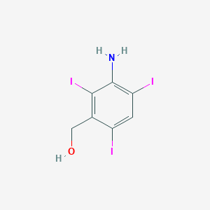 (3-amino-2,4,6-triiodophenyl)methanol 