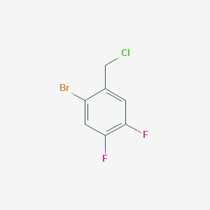 Benzene, 1-bromo-2-(chloromethyl)-4,5-difluoro-