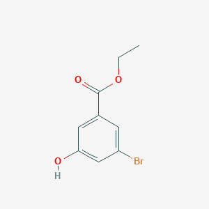 Benzoic acid, 3-bromo-5-hydroxy-, ethyl ester 