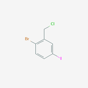 2-Bromo-5-iodobenzyl chloride 