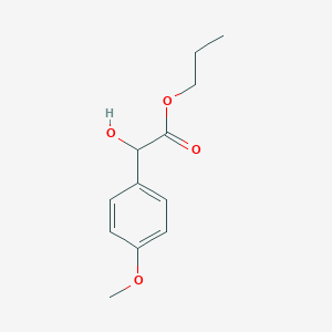 Benzeneacetic acid, alpha-hydroxy-4-methoxy-, propyl ester 