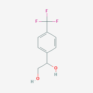 1-[4-(Trifluoromethyl)phenyl]ethane-1,2-diol 