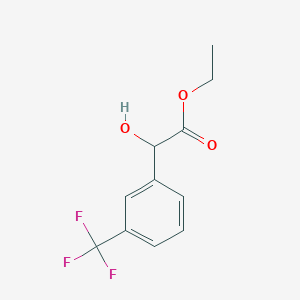 Benzeneacetic acid, alpha-hydroxy-3-(trifluoromethyl)-, ethyl ester 