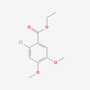 Benzoic acid, 2-chloro-4,5-dimethoxy-, ethyl ester 