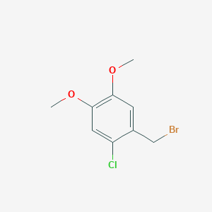 1-(bromomethyl)-2-chloro-4,5-dimethoxybenzene 