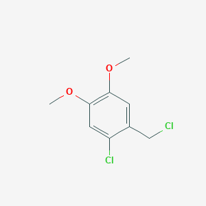 1-chloro-2-(chloromethyl)-4,5-dimethoxybenzene 