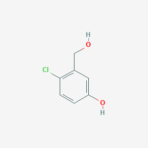 Benzenemethanol, 2-chloro-5-hydroxy- 
