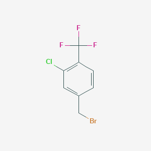 4-(bromomethyl)-2-chloro-1-(trifluoromethyl)benzene 