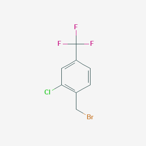 BENZENE, 1-(BROMOMETHYL)-2-CHLORO-4-(TRIFLUOROMETHYL)- 