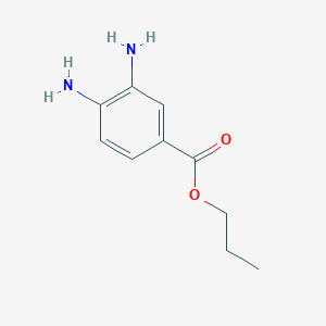 Benzoic acid, 3,4-diamino-, propyl ester 