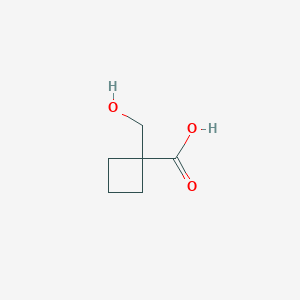 Cyclobutanecarboxylic acid, 1-(hydroxymethyl)- Cyclobutanecarboxylic acid, 1-(hydroxymethyl)-