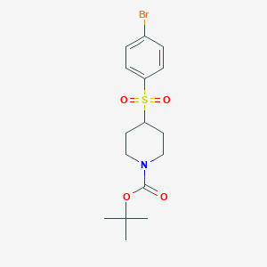 4-(4-BROMO-BENZENESULFONYL)-PIPERIDINE-1-CARBOXYLIC ACID TERT-BUTYL ESTER 