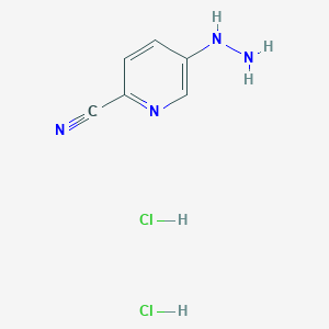 5-hydrazinyl-2-Pyridinecarbonitrile hydrochloride, 97% 5-hydrazinyl-2-Pyridinecarbonitrile hydrochloride, 97%