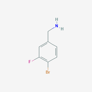 (4-bromo-3-fluorophenyl)methanamine 