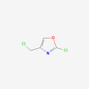 2-chloro-4-(chloromethyl)-1,3-oxazole 2-chloro-4-(chloromethyl)-1,3-oxazole