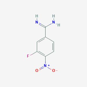 燘enzenecarboximidamide, 3-fluoro-4-nitro- 燘enzenecarboximidamide, 3-fluoro-4-nitro-