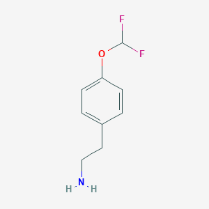 2-[4-(Difluoromethoxy)phenyl]ethanamine 