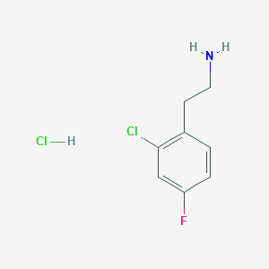 2-(2-chloro-4-fluorophenyl)ethan-1-amine hydrochloride 2-(2-chloro-4-fluorophenyl)ethan-1-amine hydrochloride