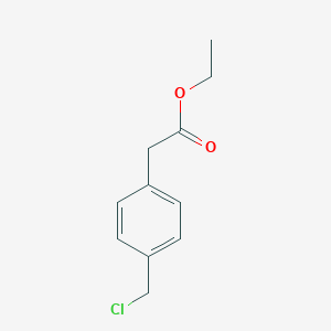 Benzeneacetic acid, 4-(chloromethyl)-, ethyl ester Benzeneacetic acid, 4-(chloromethyl)-, ethyl ester