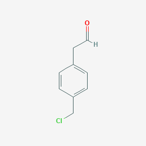 2-[4-(chloromethyl)phenyl]acetaldehyde 