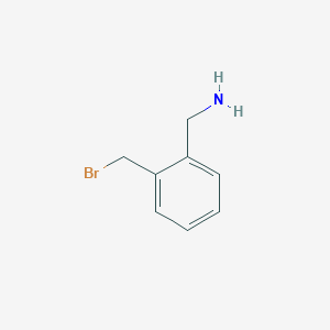 Benzenemethanamine, 2-(bromomethyl)- 