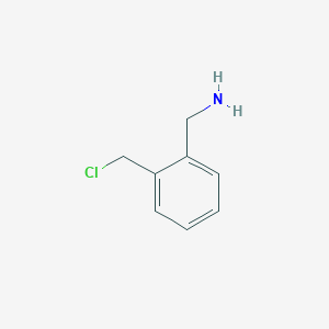 Benzenemethanamine, 2-(chloromethyl)- 