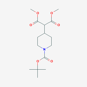 2-(1-TERT-BUTOXYCARBONYL-PIPERIDIN-4-YL)-MALONIC ACID DIMETHYL ESTER 2-(1-TERT-BUTOXYCARBONYL-PIPERIDIN-4-YL)-MALONIC ACID DIMETHYL ESTER