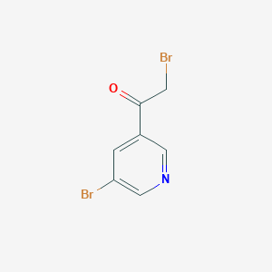 燛thanone, 2-bromo-1-(5-bromo-3-pyridinyl)- 