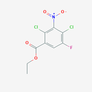Benzoic acid, 2,4-dichloro-5-fluoro-3-nitro-, ethyl ester Benzoic acid, 2,4-dichloro-5-fluoro-3-nitro-, ethyl ester