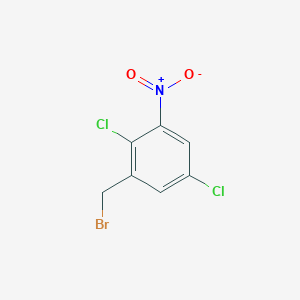 1-(bromomethyl)-2,5-dichloro-3-nitrobenzene 1-(bromomethyl)-2,5-dichloro-3-nitrobenzene