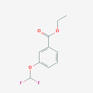 燘enzoic acid, 3-(difluoromethoxy)-, ethyl ester 