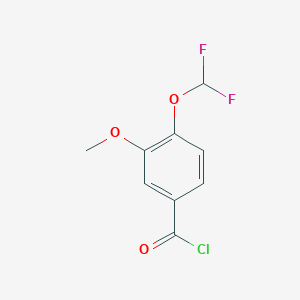 燘enzoyl chloride, 4-(difluoromethoxy)-3-methoxy- 