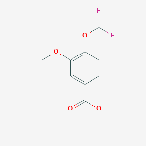 Benzoic acid, 4-(difluoromethoxy)-3-methoxy-, methyl ester 